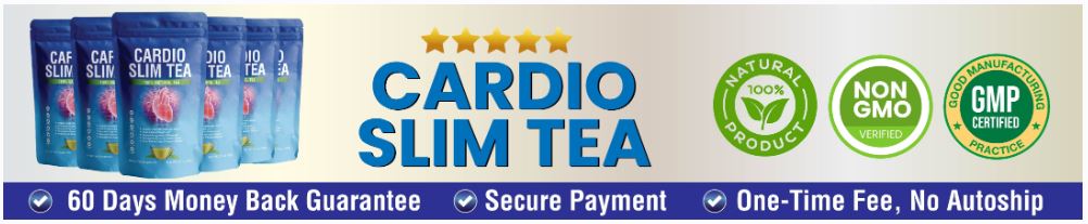 How Cardio Slim Tea works for weight loss and heart health - Ayurvedic formula diagram