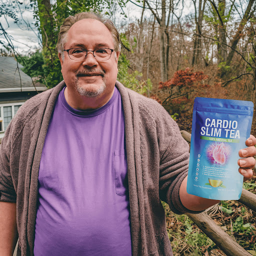 Cardio Slim Tea natural Ayurvedic formula for weight loss and heart health - herbal ingredients shown